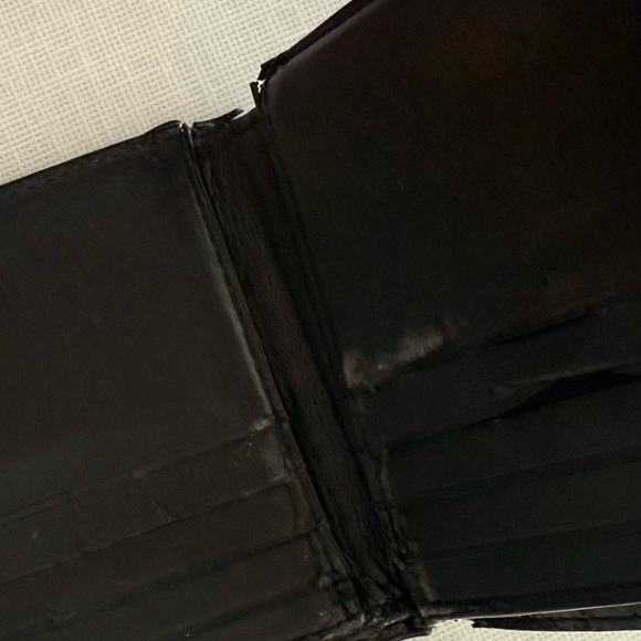 Coach Wallet Slim Billfold in Signature Charcoal Black - Picture 6 of 10